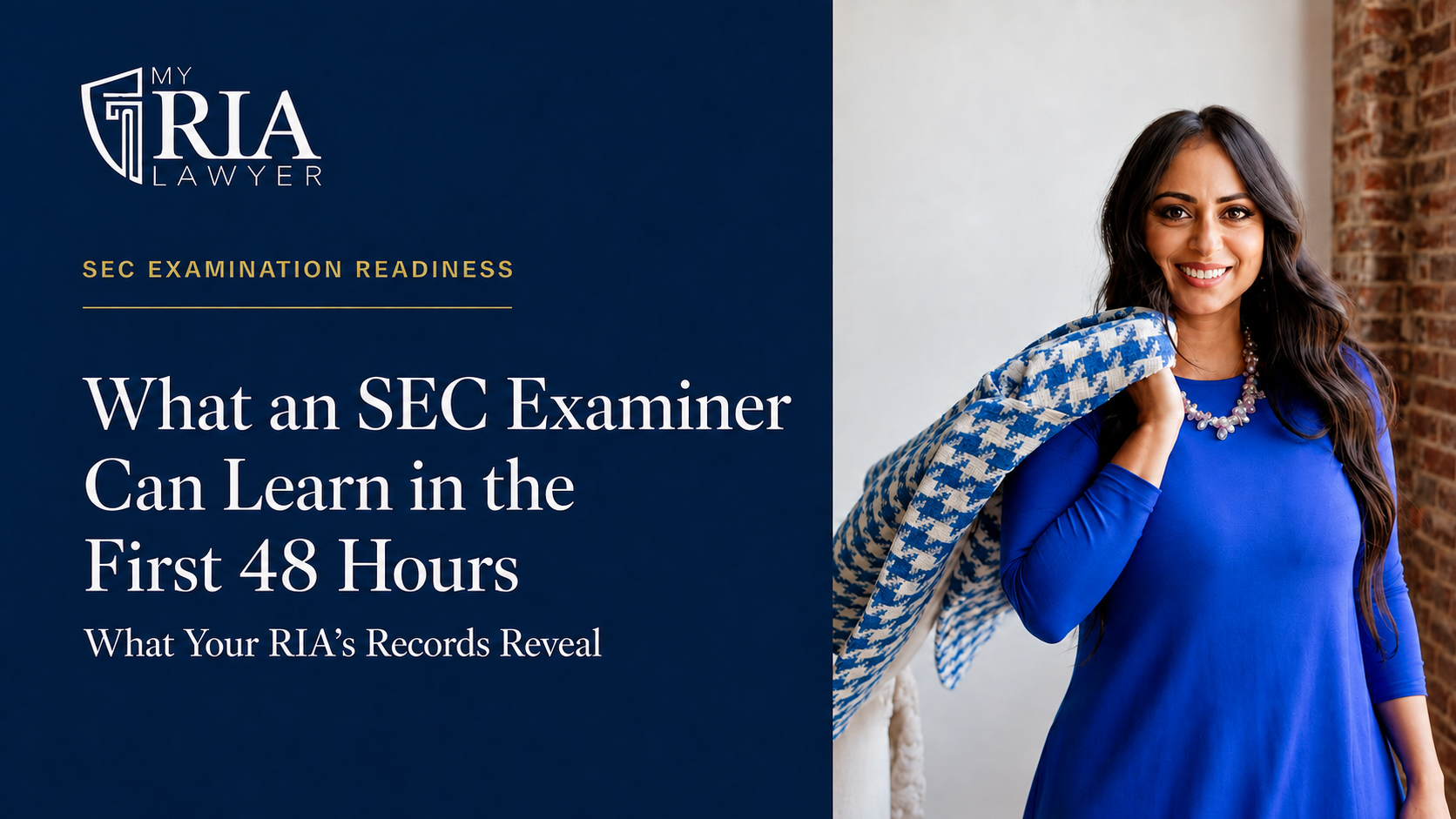 Leila Shaver — SEC exam preparation for RIAs and the first 48 hours of an examination